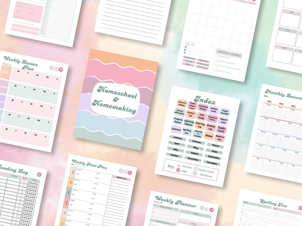 Printable Homeschool Planner Homeschool Digital Planner Goodnotes ...