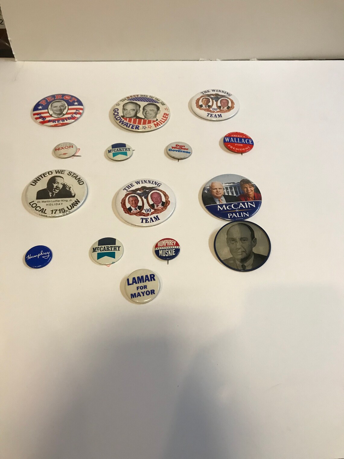 Vintage Political Campaign Buttons Etsy