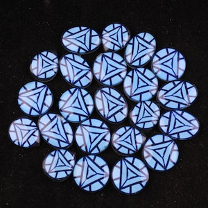 Iron Man Tony Stark Chest Arc Reactor cabochons: Good Quality Gemstone Mix Shape Double 8 (20-45mm)