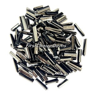 Black Tourmaline Pencils Lot: Healing Gemstone Sticks for Jewelry Making
