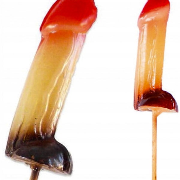 XXL! Big! PENIS LOLLYPOP scale 1:1 eatable lollipop dick candy to eat It can be eaten for him for her anatomy funny birthday gift lollie