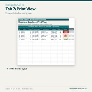 IEP Caseload Tracker Google Sheets, IEP Due Dates & Re-Evaluation Countdown, Service Minutes, Accommodations, Special Education Case Manager image 10