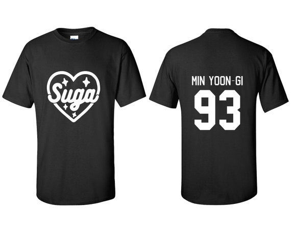 BTS Suga 93 Shirt Bangtan Boys Kim 