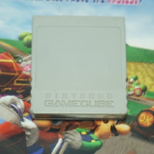 Unlocked Mario Kart Double Dash Save File on OEM Nintendo Gamecube Memory Card 100%  - All Tracks Cars & Modes - Retro Video Game Gamer Gift