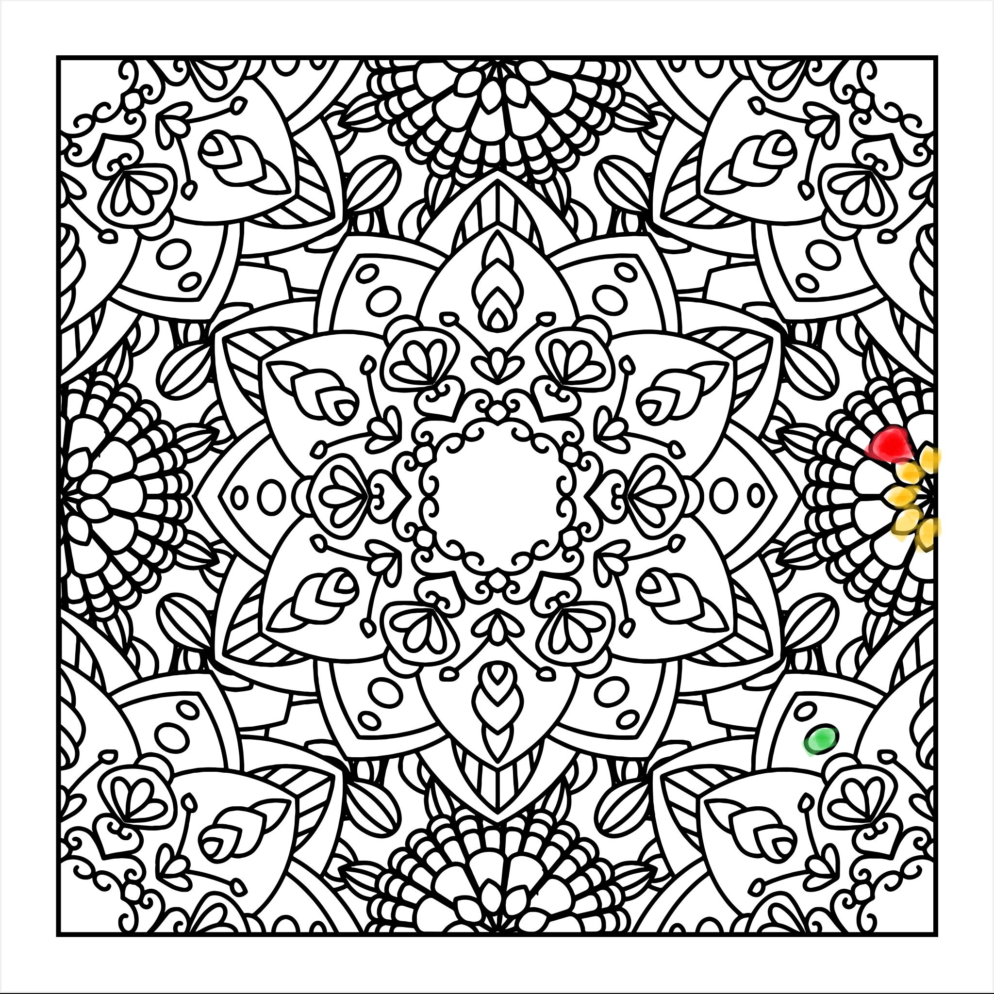 Digital colouring book 20 pages Etsy