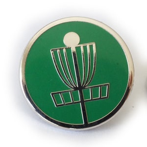 Frisbee Golf Symbol Hut Jacke Krawatte Tack Anstecknadel