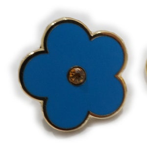 Forget Me Not Flower German Freemason Masonic Hat Jacket Tie Tack Lapel Pin