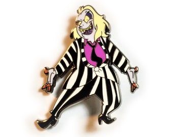 Beetlejuice Animated Series 80s 90s Cartoon Hat Jacket Tie Tack Lapel Pin