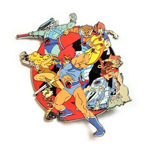 Thundercats Jumbo Cartoon 80s Lapel Pin