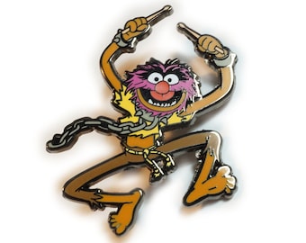 Muppets Tier Drummer Cartoon 80er Jahre Anstecknadel