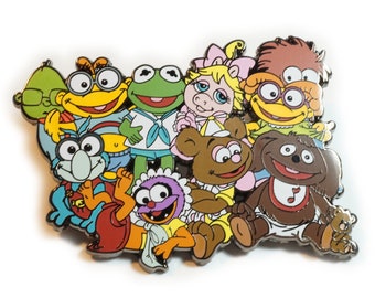 Muppet Babies Jumbo Cartoon 80s Lapel Pin