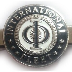 Enders Game International Fleet Logo Costume Mariage Travail Cravate Bar Clip