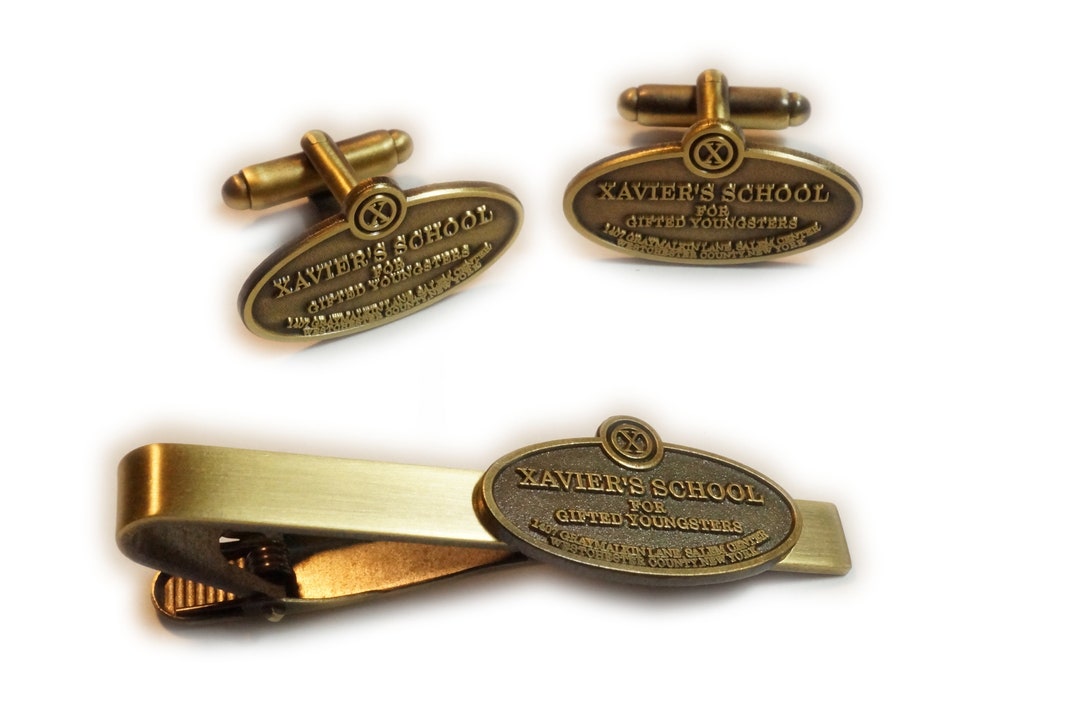 Xmen XMEN Xavier's School for Gifted Youngsters Plaque Sign Tie Bar