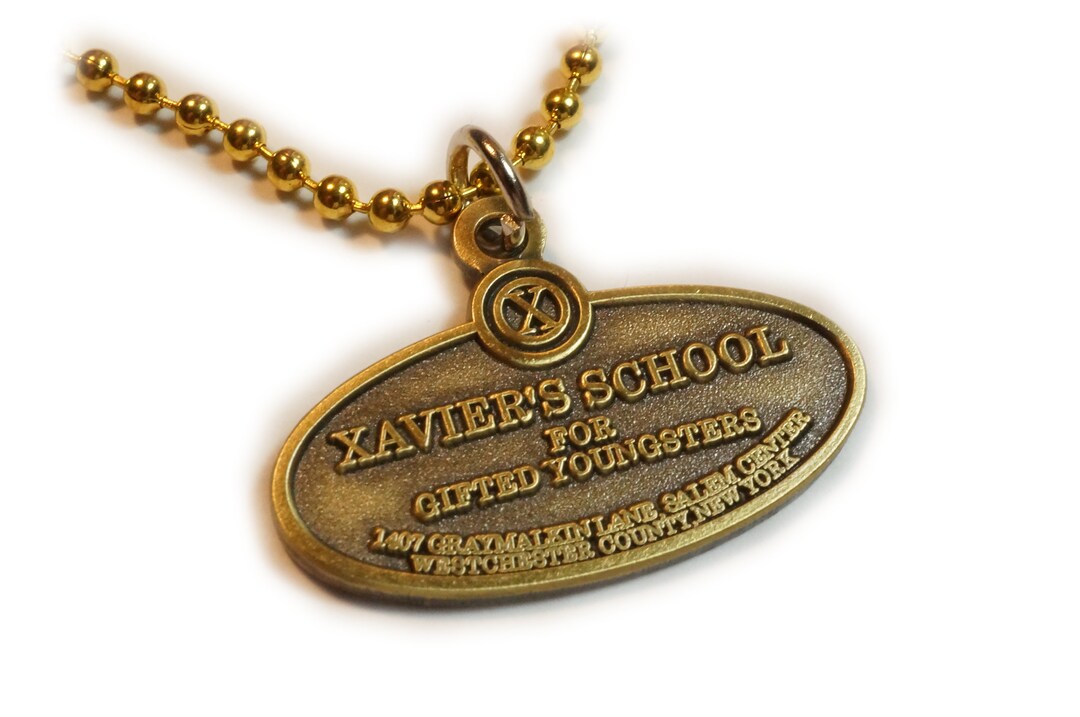 Xmen XMEN Xavier's School for Gifted Youngsters Plaque Sign Charm