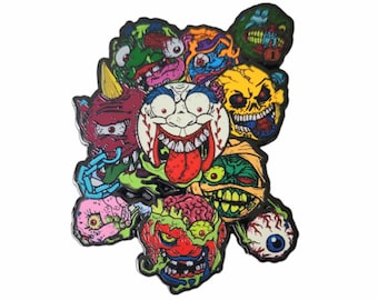 Madballs Funny Crazy Balls Toy Group 80s 90s Lapel Pin