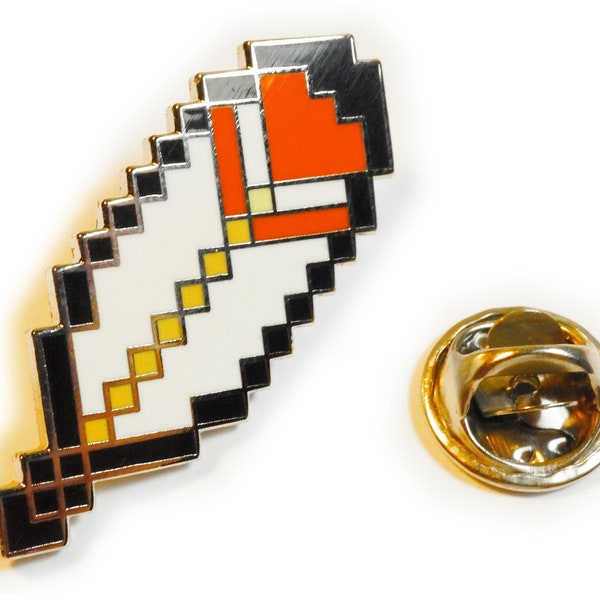 Super Mario World Feather Cape Power Up Hat Jacket Tie Tack Lapel Pin