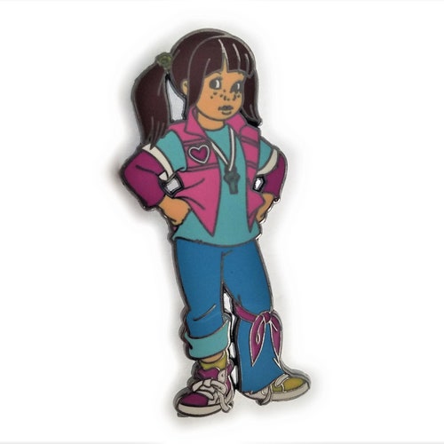 Punky Brewster Punky Power Cartoon 80s Lapel Pin Etsy