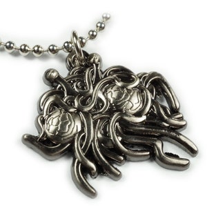 Flying Spaghetti Monster Pendant – FSM Charm, Funny Pastafarian Necklace, Atheist Gift, Novelty Religious Pendant Charm