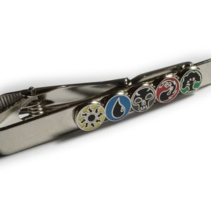 Pinza para corbata con símbolo de maná de MTG TCG