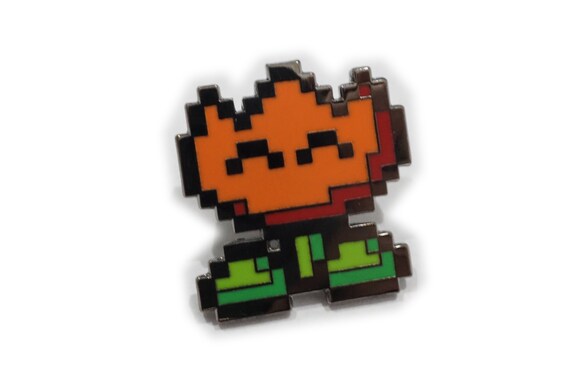 Super Mario World Pixel Flower Fire 