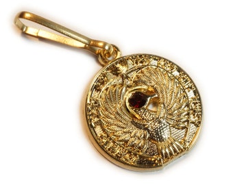 Raiders of the Lost Ark Indiana Jones Staff of Ra Miniature Jacket Backpack Purse Bag Zipper Pull Clip