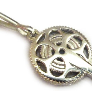 Bicycle Gear Bike Cycling Symbol Backpack Jacket Purse Bag Zipper Pull Clip