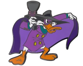 Darkwing Dark Wing Duck Cartoon 80s 90s Lapel Pin