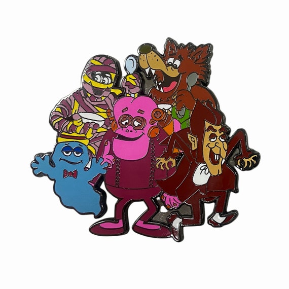 Monster Mash Cereal Cartoon Characters 80s 90s Lap