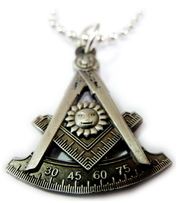 Masonic Past Master Metall Kettenkragen Blaue Rückseite Mit
