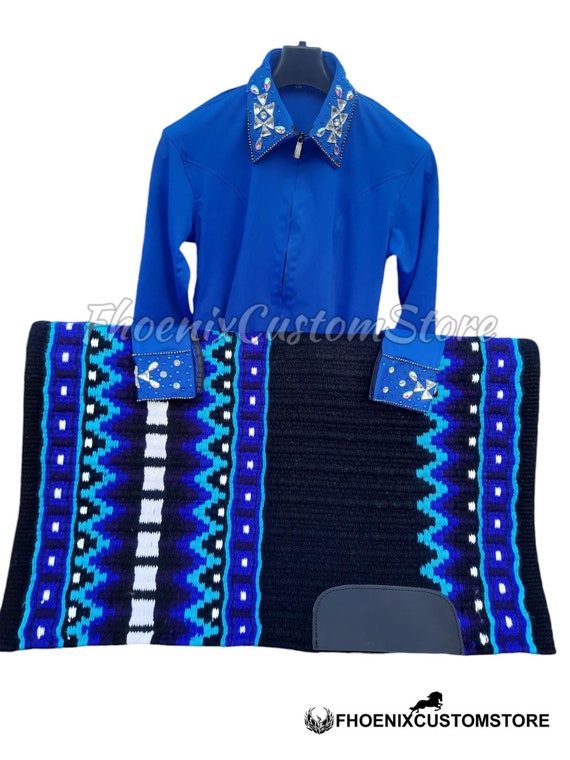 Custom Western Show Shirt & Pad Set: Rodeo Queen Apparel
