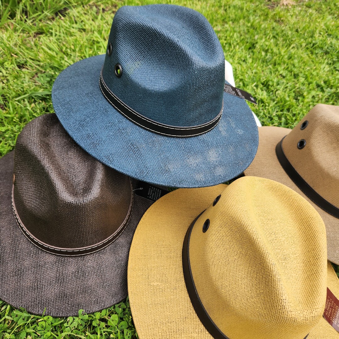 Sombrero Artesanal Yute Sombrero Panama Hat Explorer Hat Etsy