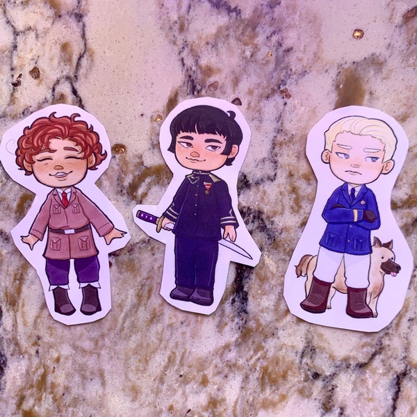 Hetalia stickers / Main Three / APH Italy, APH Germany, APH Japan / Hws