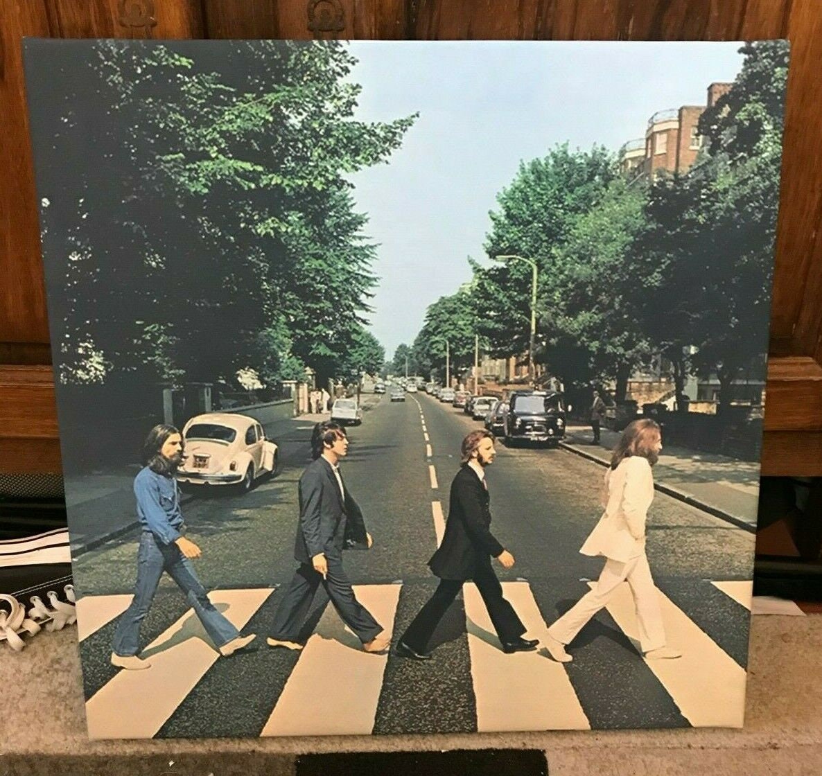 The Beatles Album Covers stretched canvas wall art 12x12 | Etsy