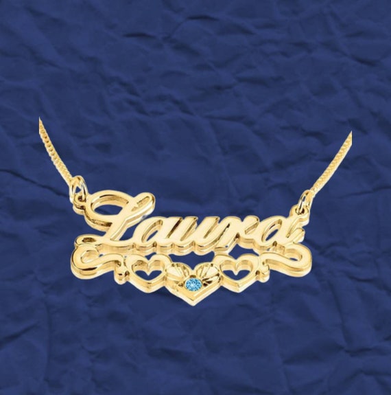 Underline Hearts Gold 24K Gold 