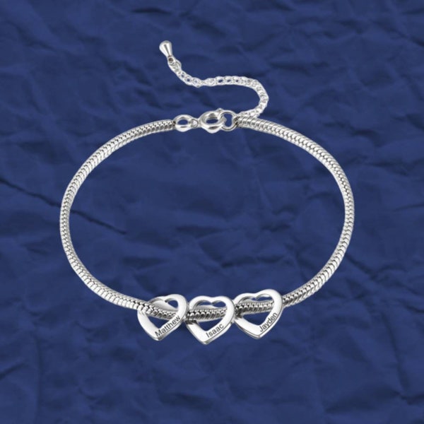 Personalized Charm Bracelet Etsy