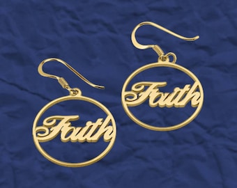 Personalized Name Hoop Earrings: Custom Jewelry Gift