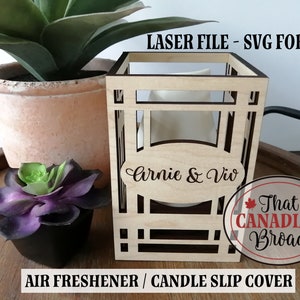 Couvercle pour assainisseur d'air, couvercle pour bougie LASER FILE uniquement pour les machines de découpe laser