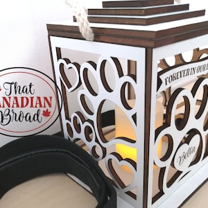 Memorial Lantern for pet, SVG file for laser