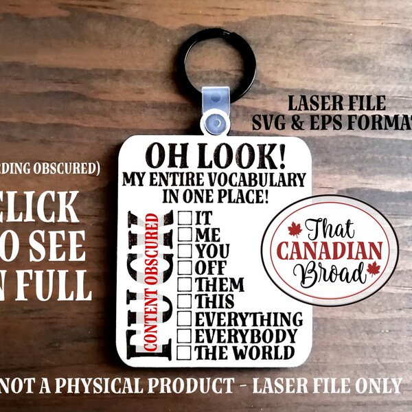 Keychain, adult humor, inappropriate, Adult humour, funny keychain, laser ready digital file