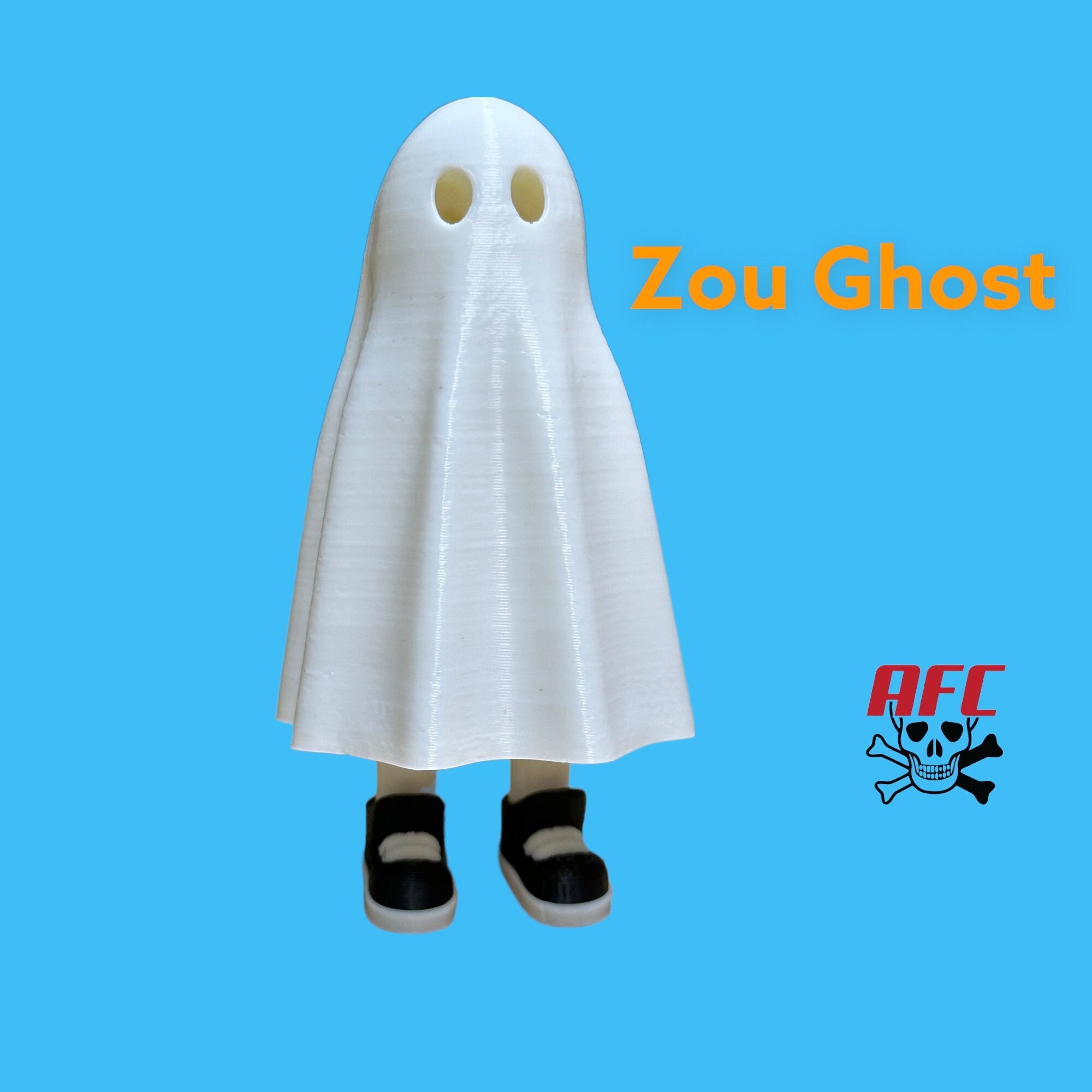 Zou Ghost Halloween Ghost With Shoes 3D Printed Ghost 3D 