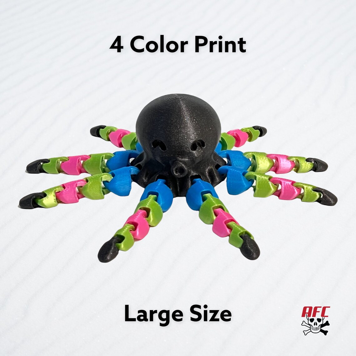 3D PRINTED OCTOPUS Ornament Fidget Toy Octopus Collectible Figurine