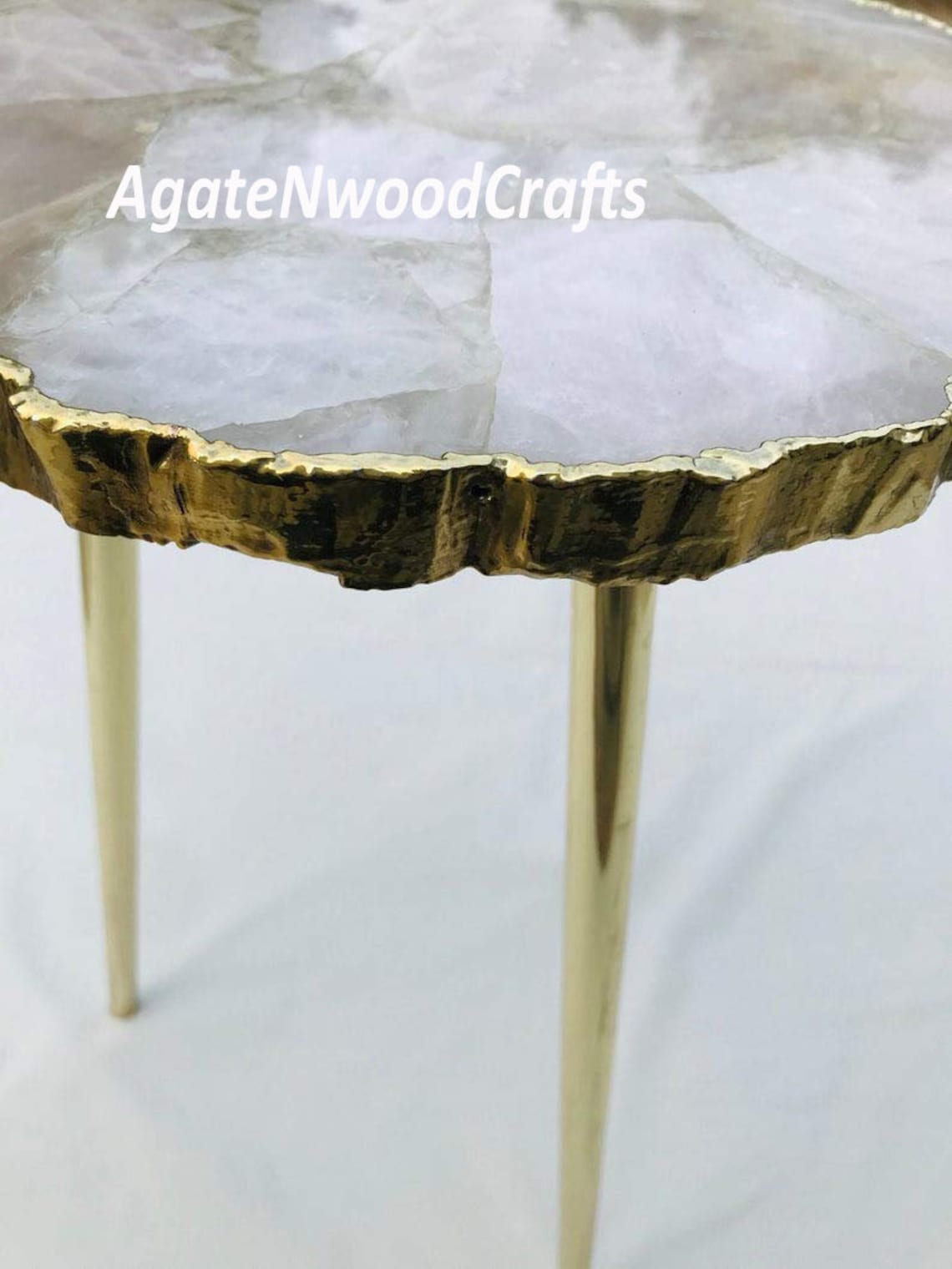 White Quartz Round Table Top Coffee Table Conference Table Etsy UK
