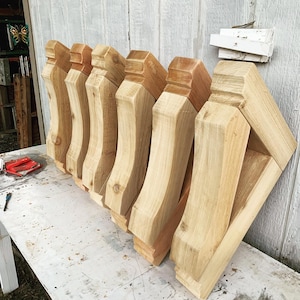 3pc Western Red Cedar Bracket (custom size) 4x6 & 6x6 stock