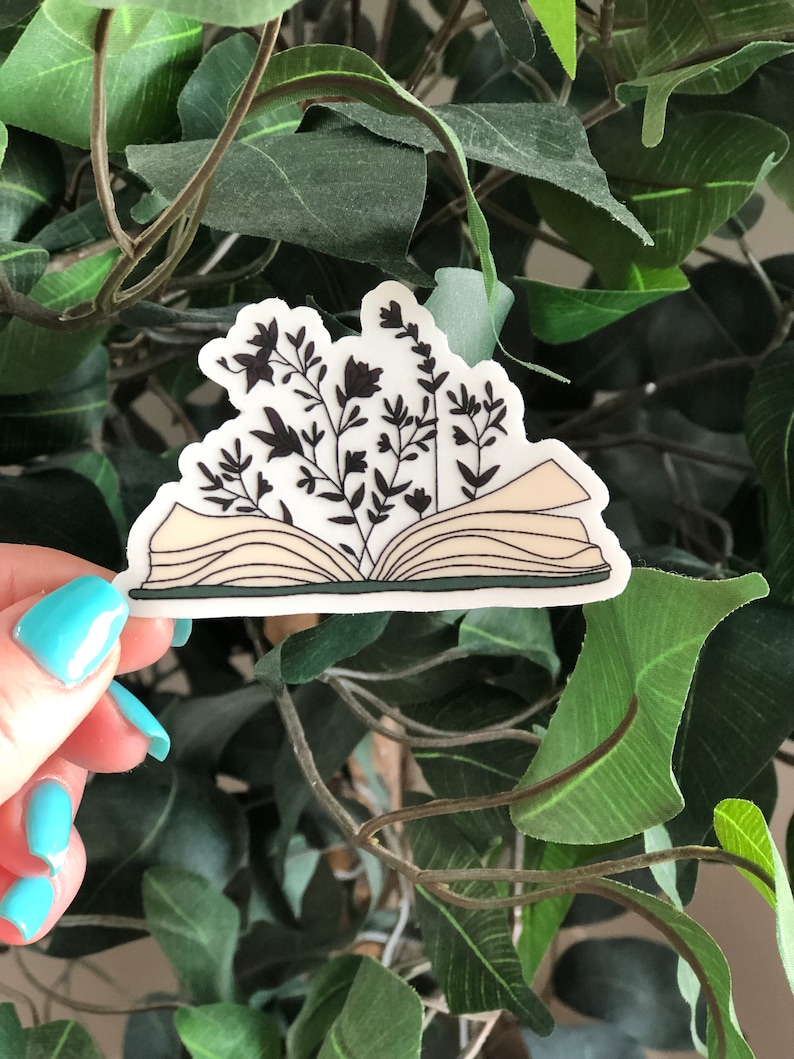 Aesthetic Bookish Sticker | Book Sticker | Waterproof | Water Bottle ...