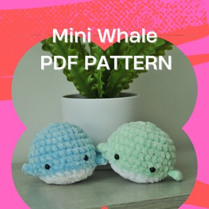 Mini Whale PDF pattern