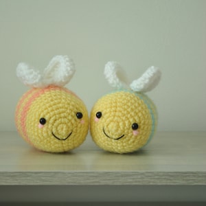 Bashful Crochet Bees