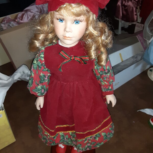 1990S PORCELAIN DOLL Etsy