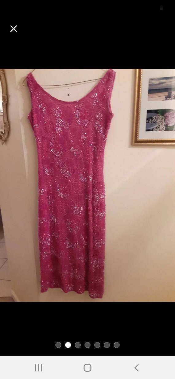 Swee Lo Vintage pink beaded Dress