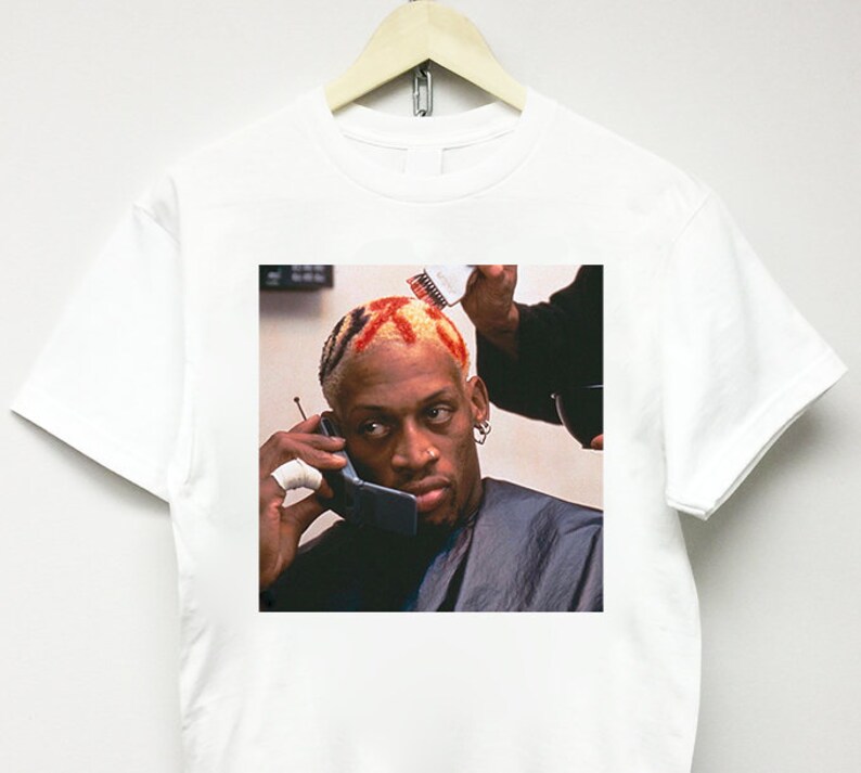 DENNIS RODMAN T-SHIRT Chicago Bulls Vintage Rap Tee Vlone off