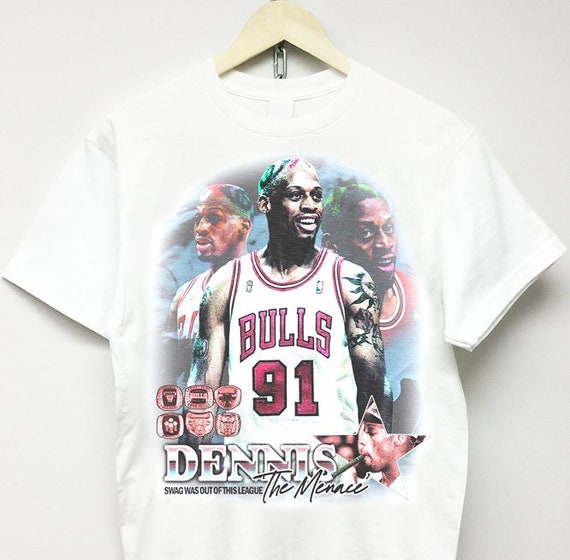 DENNIS RODMAN T-SHIRT vintage rap tee 